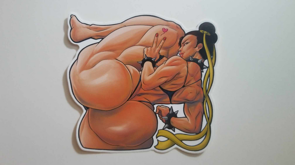 Chun-Li Big Booty Sticker