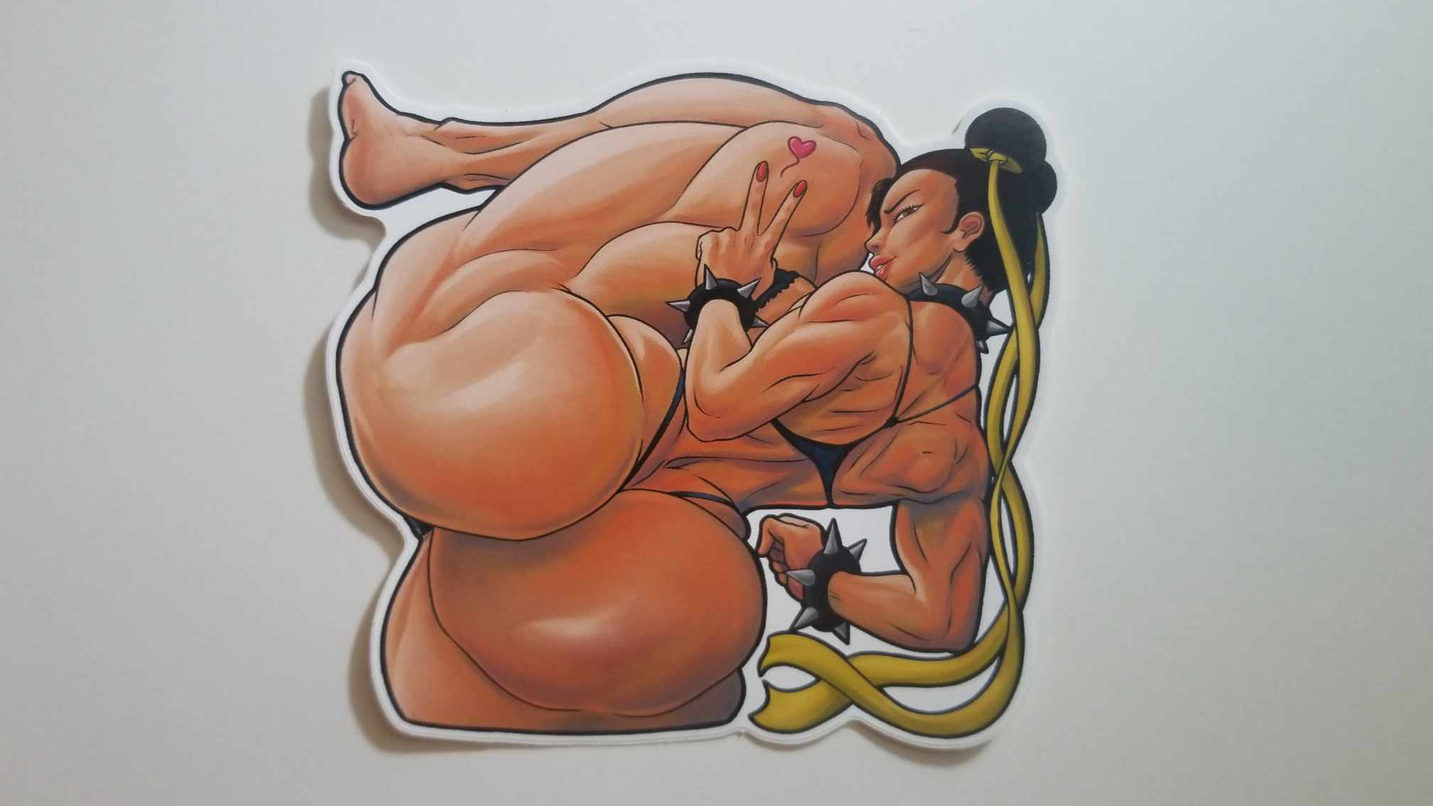 Chun-Li Big Booty Sticker