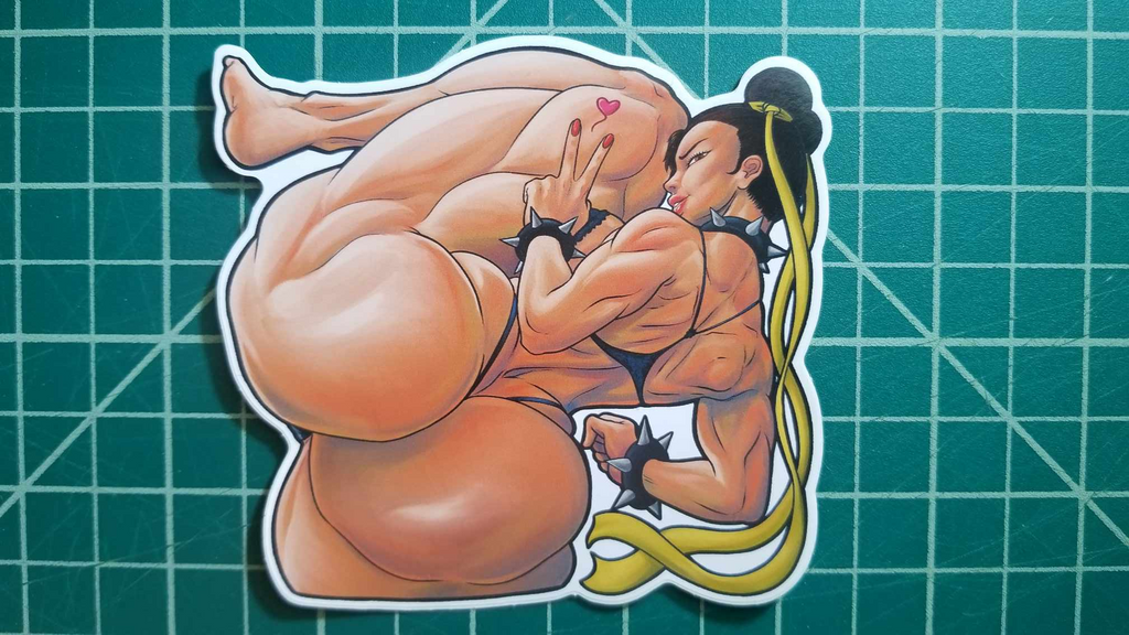 Chun-Li Big Booty Sticker