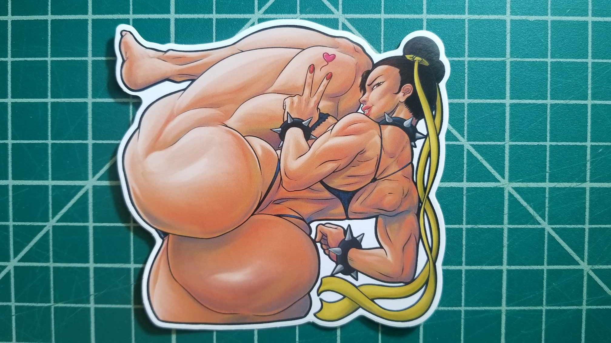 Chun-Li Big Booty Sticker