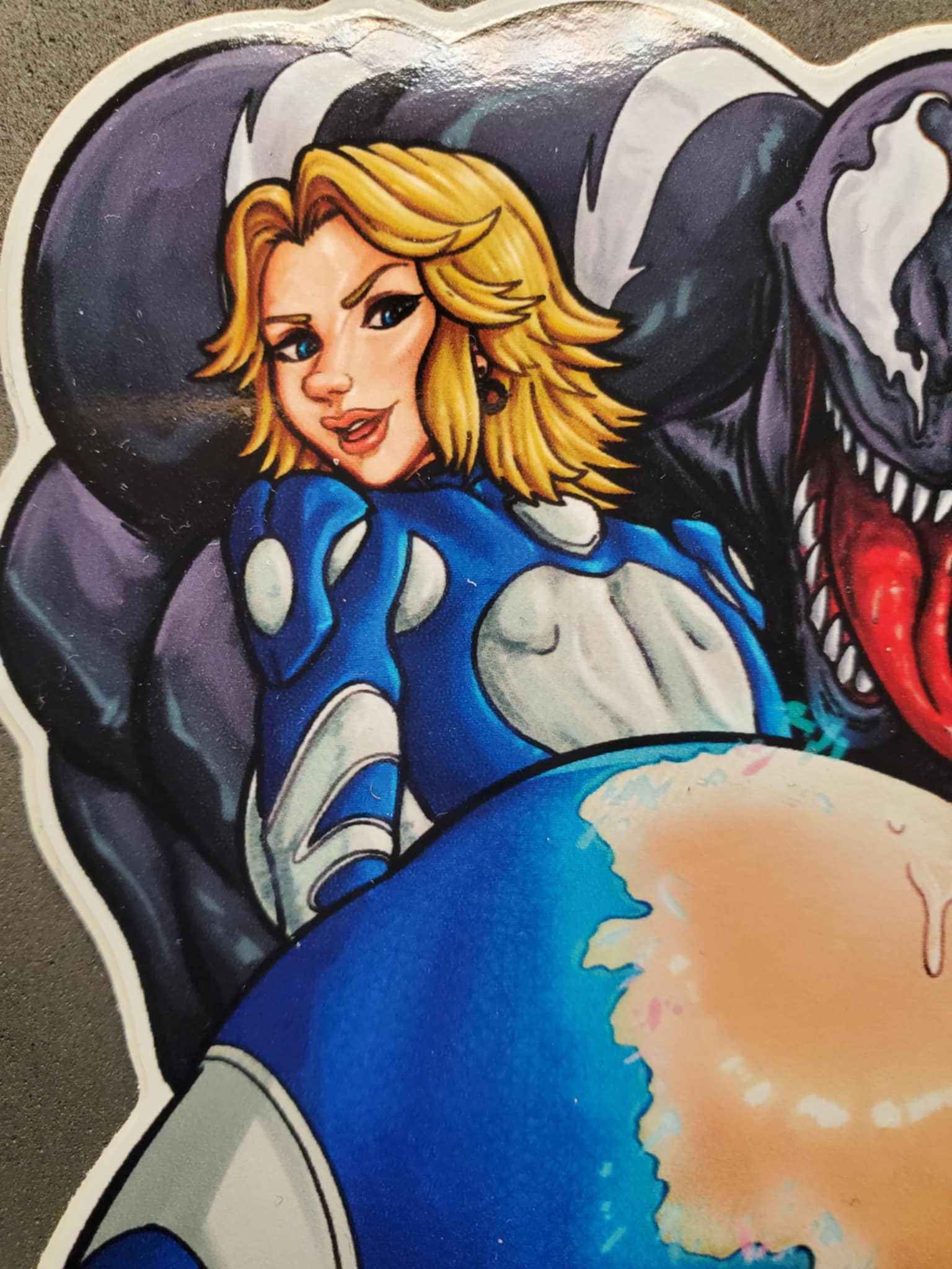 Invisible Woman Big Booty Sticker