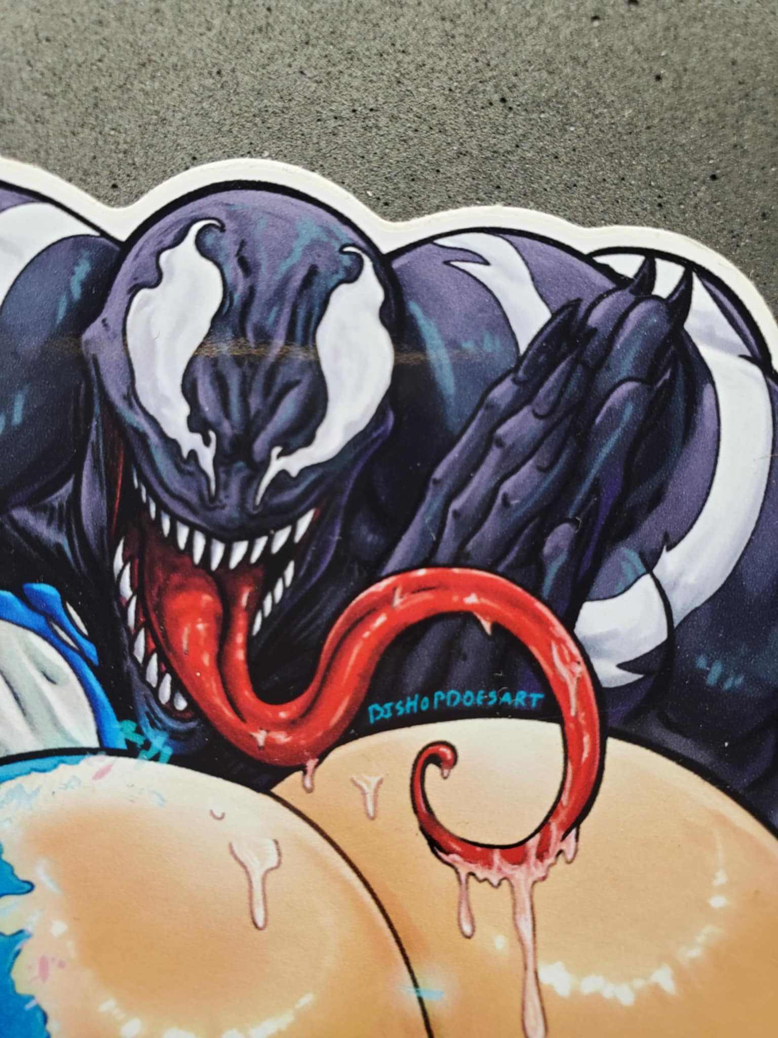 Invisible Woman Big Booty Sticker