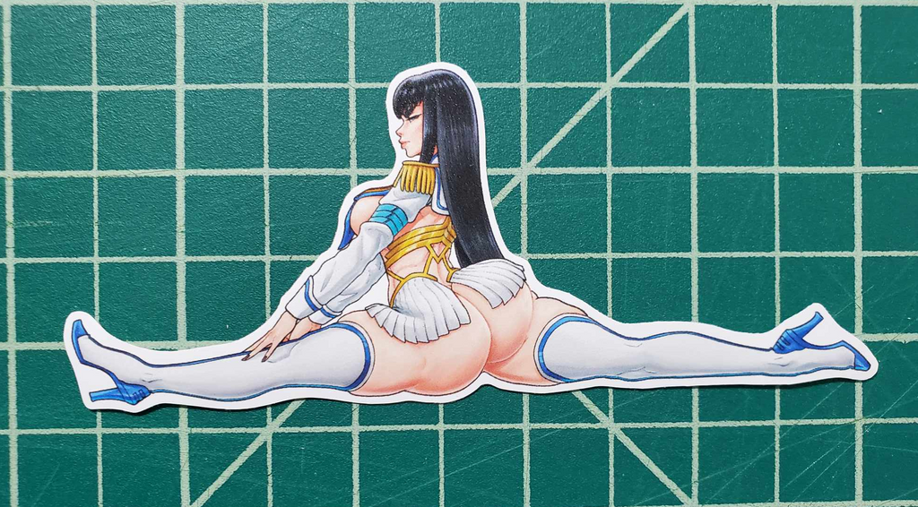 Satsuki Splits Big Booty Sticker