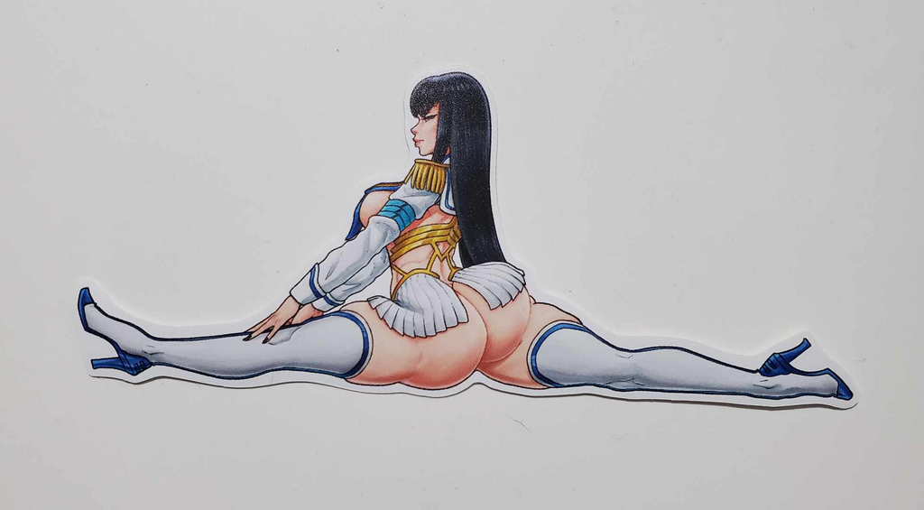 Satsuki Splits Big Booty Sticker