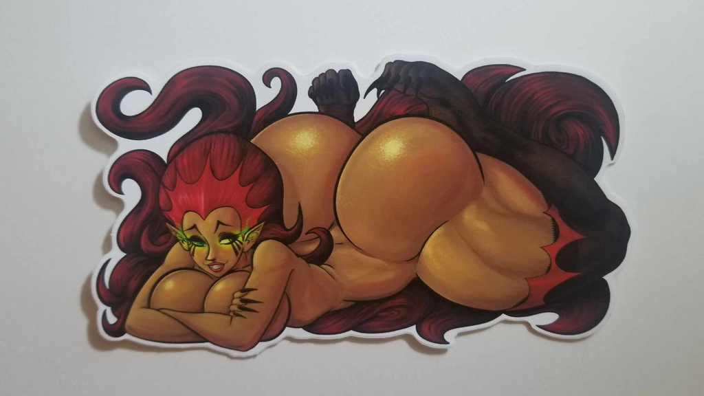 Wuya Thicc Booty Sticker