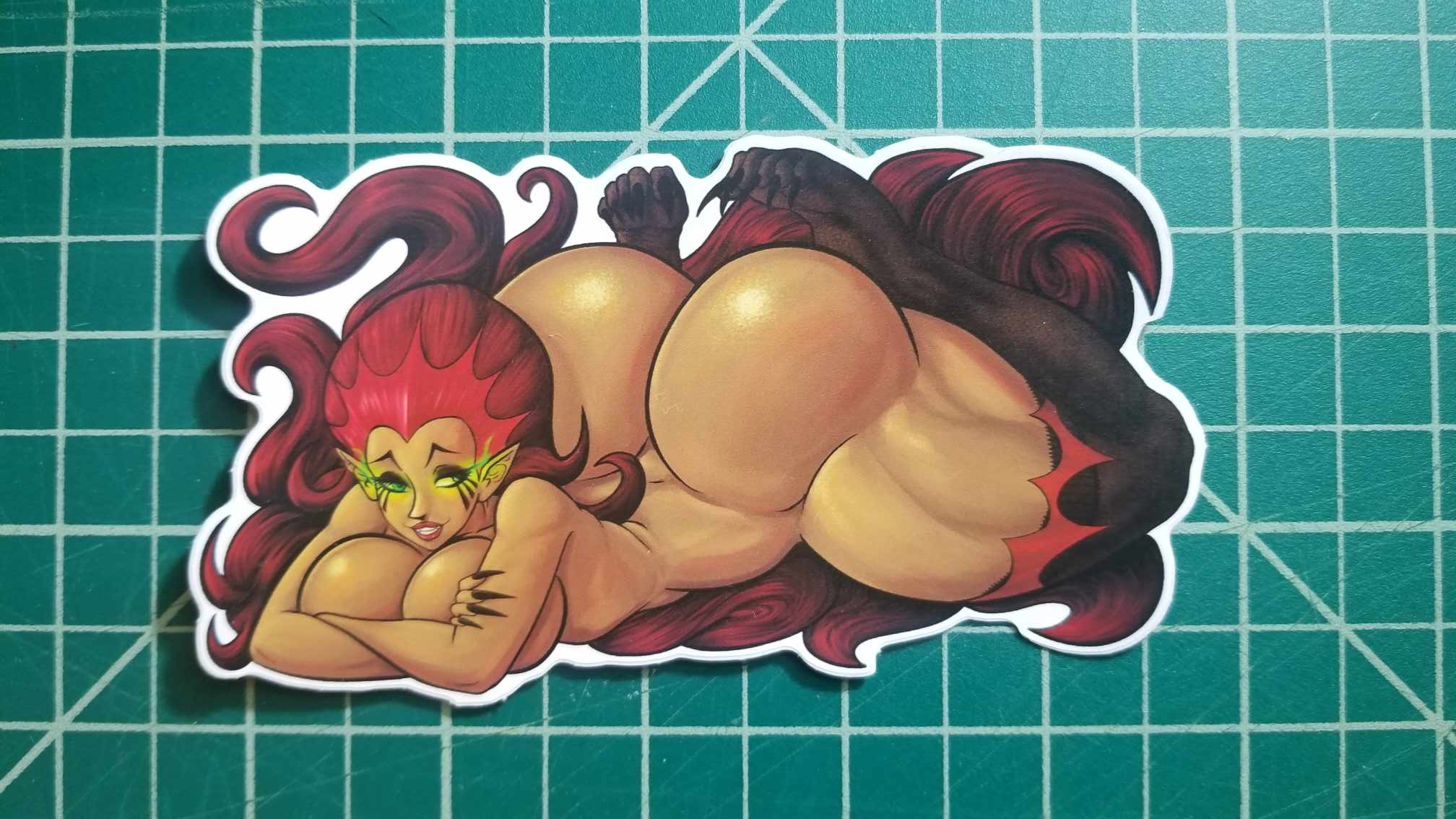 Wuya Thicc Booty Sticker
